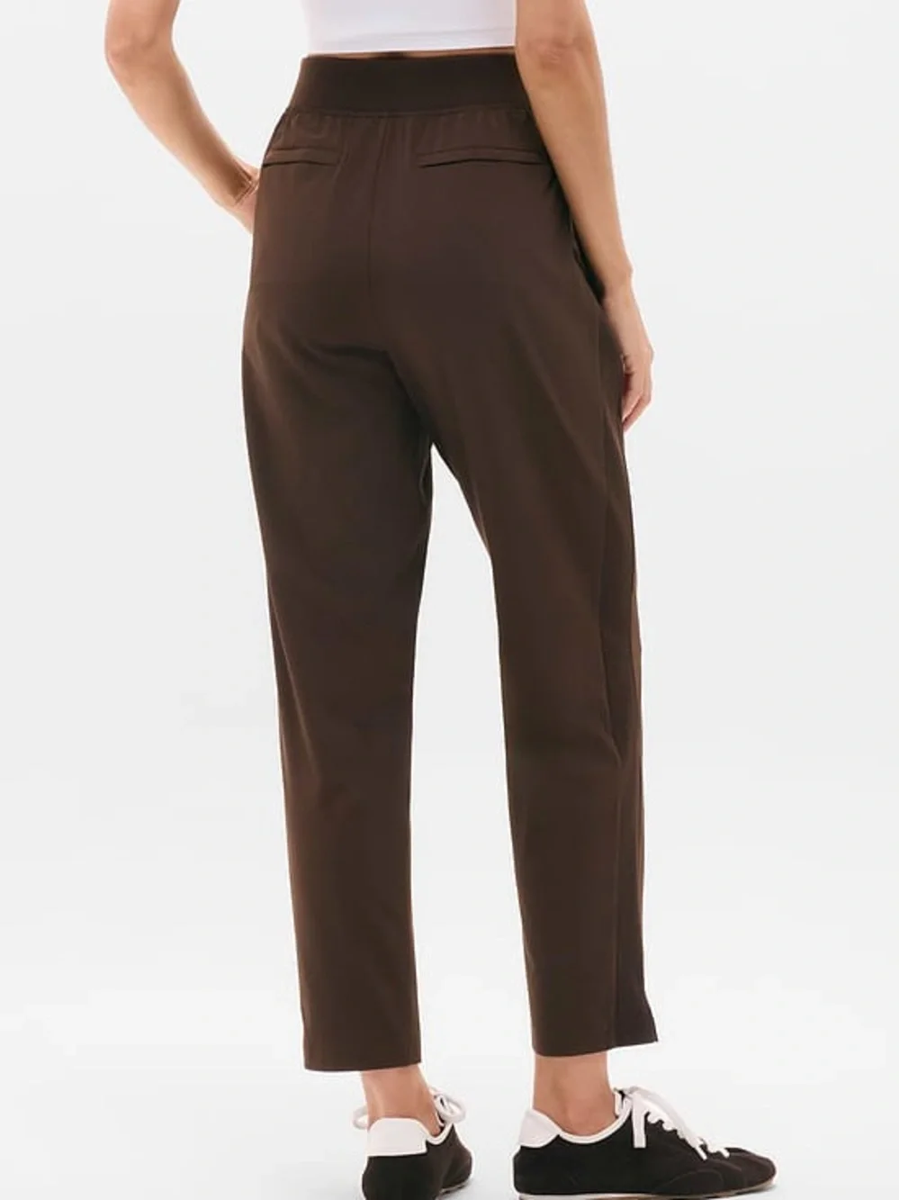 Athleta Brooklyn Mid Rise Ankle Pant in Brown Size 8